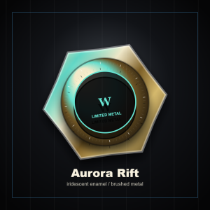 Aurora Rift Enamel Badge